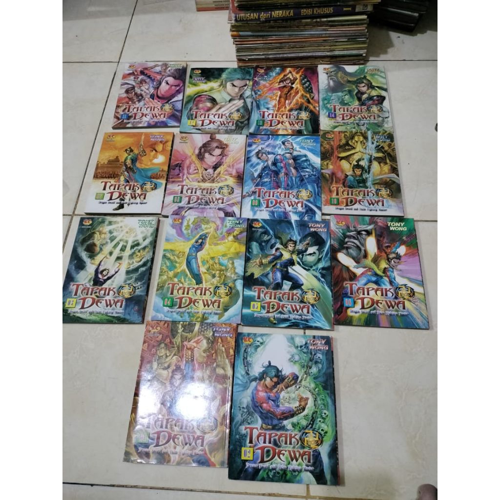 Komik Tony Wong - Tapak Dewa : Dragon Sword And Palm Fighting Master 1-14 (End)