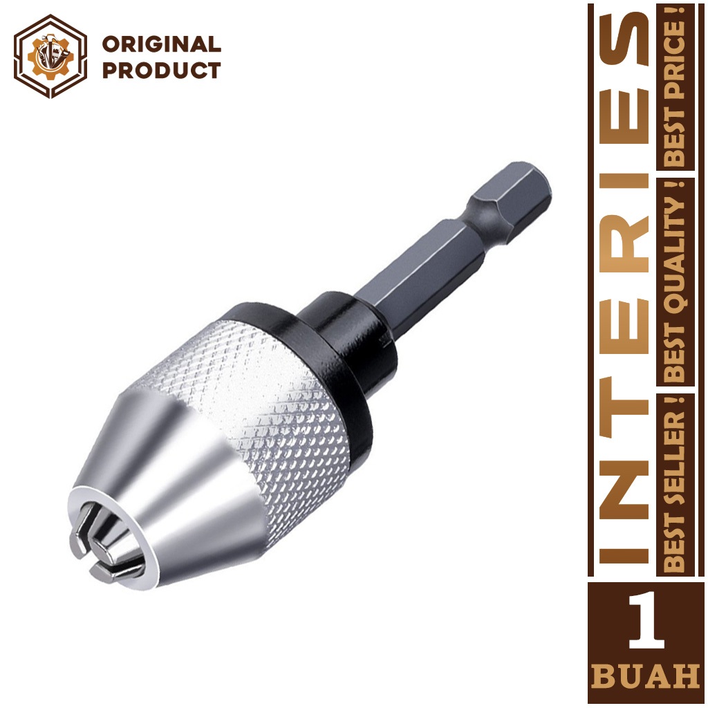 Drill Chuck Adaptor Mini Bor ke Mesin Bor Cordless