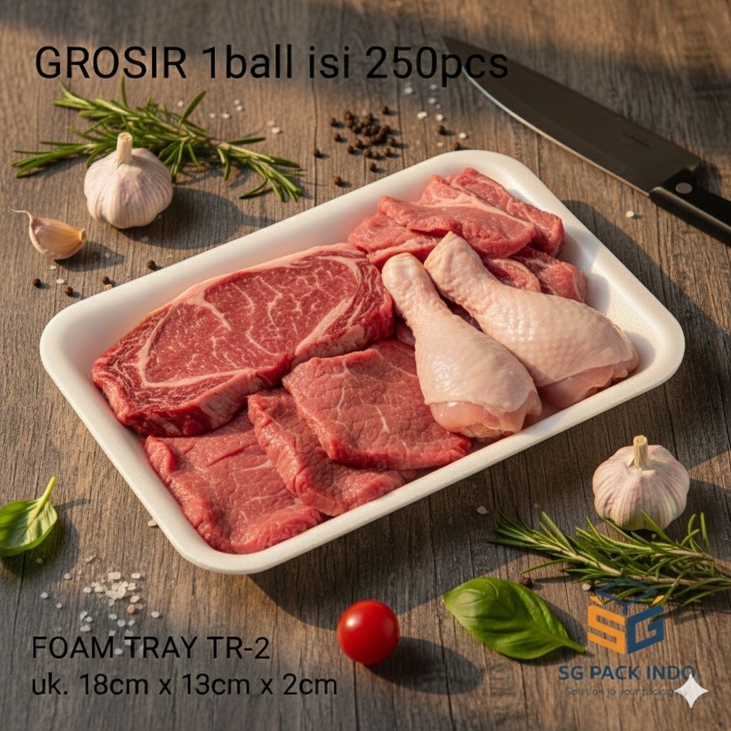 Foam Tray TR-2 (Styrofoam Tray Makanan)