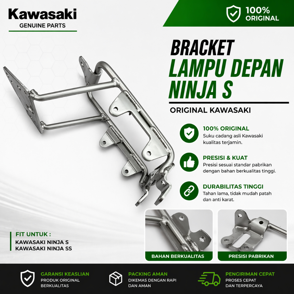 Bracket Braket Lampu Depan Ninja R Dudukan Lampu Depan Ninja R