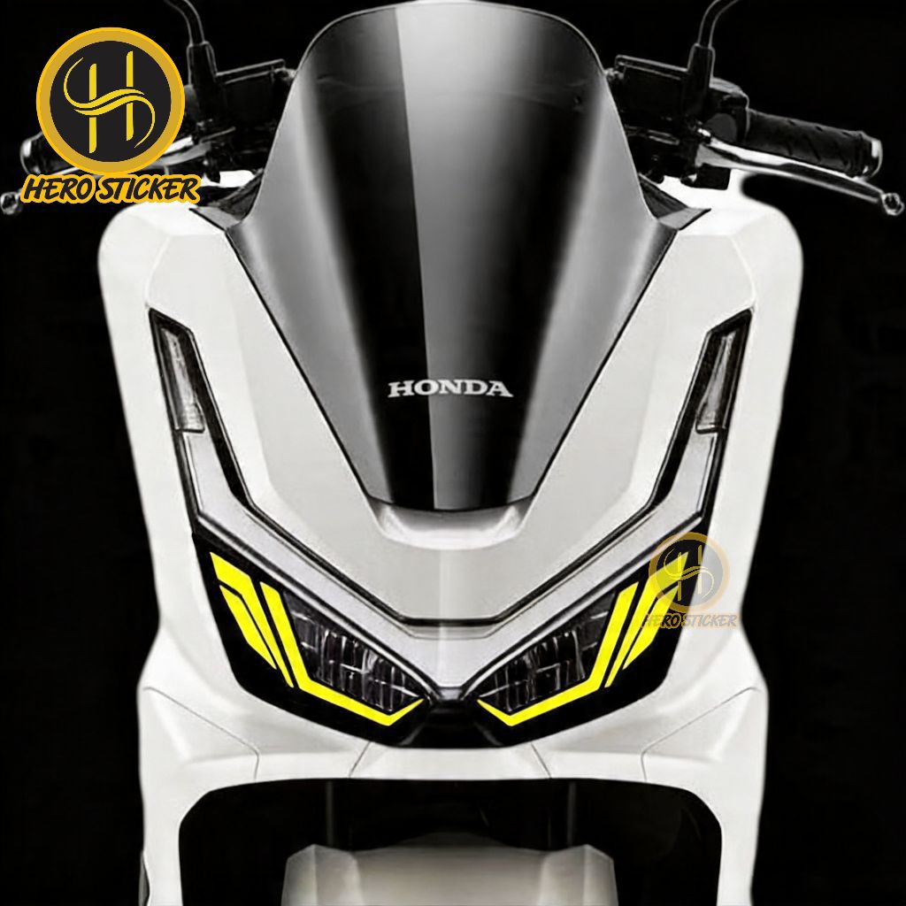 Paket Stiker Lampu Depan PCX 160 Tahun 2025 - Pilihan Warna Lengkap (Kuning, Merah, Hijau, Biru, Ung