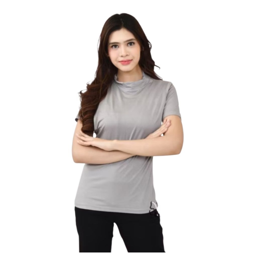 Manset Baju Kaos Ibu Hamil & Menyusui Lengan Pendek