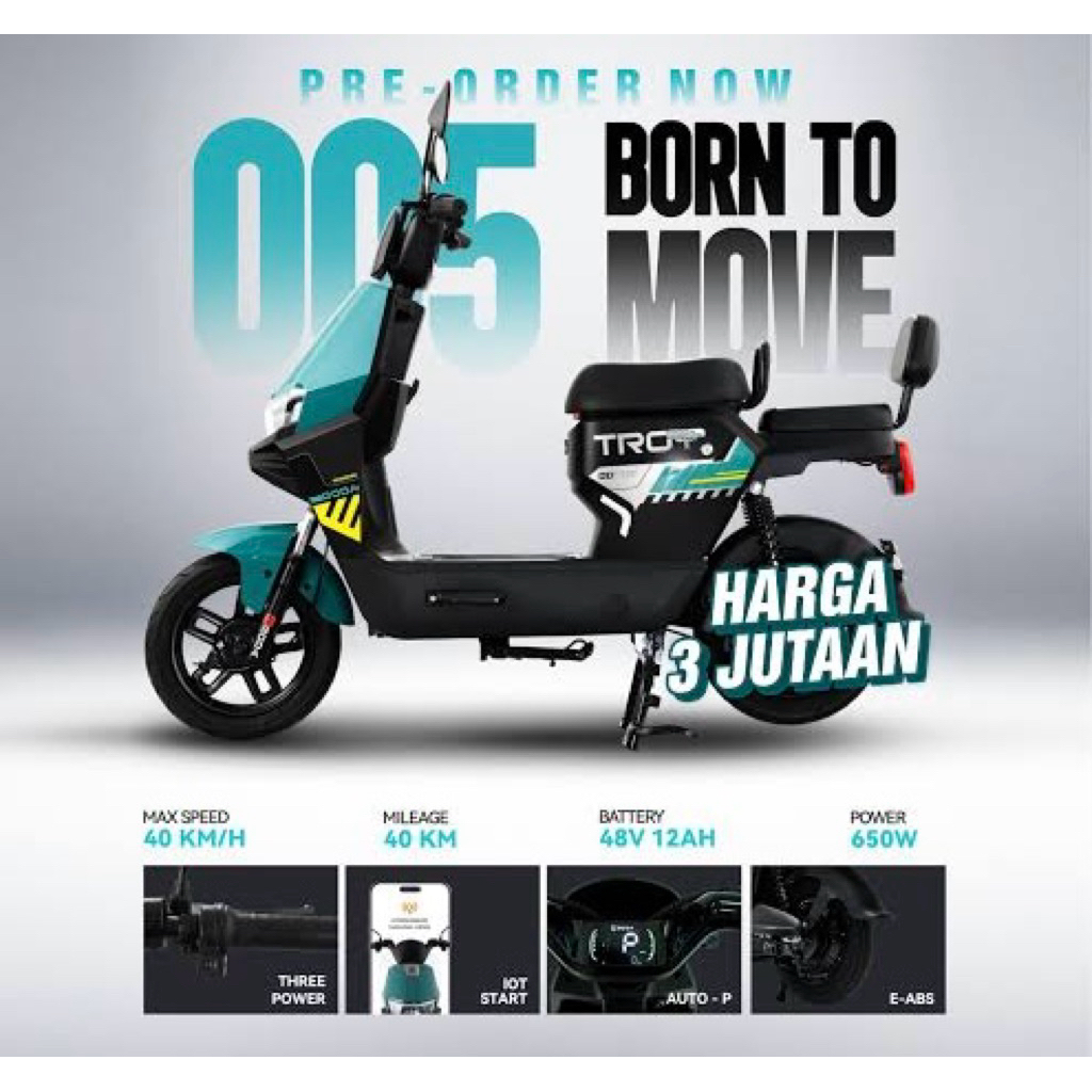 Sepeda Listrik Terbaru GODA 005 006 GD Electric Bike E-Bike Elektrik