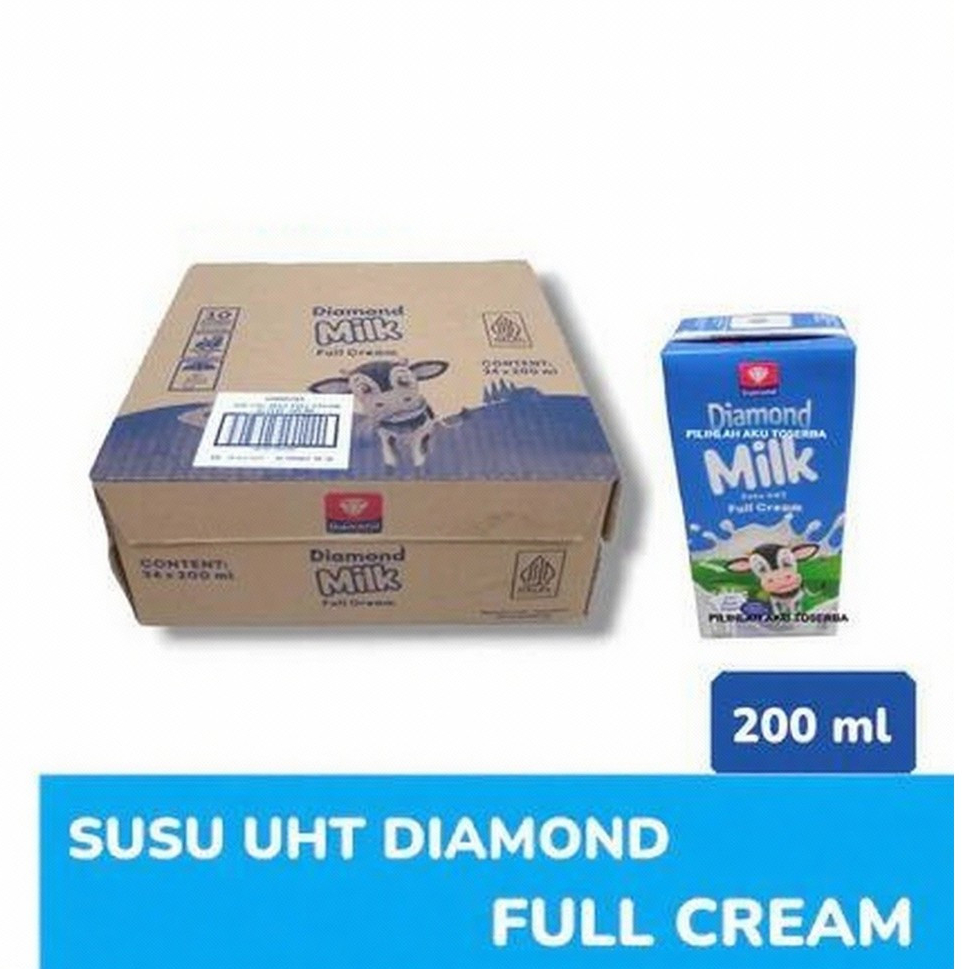 1 DUS Diamond Susu UHT 125ml 200ml