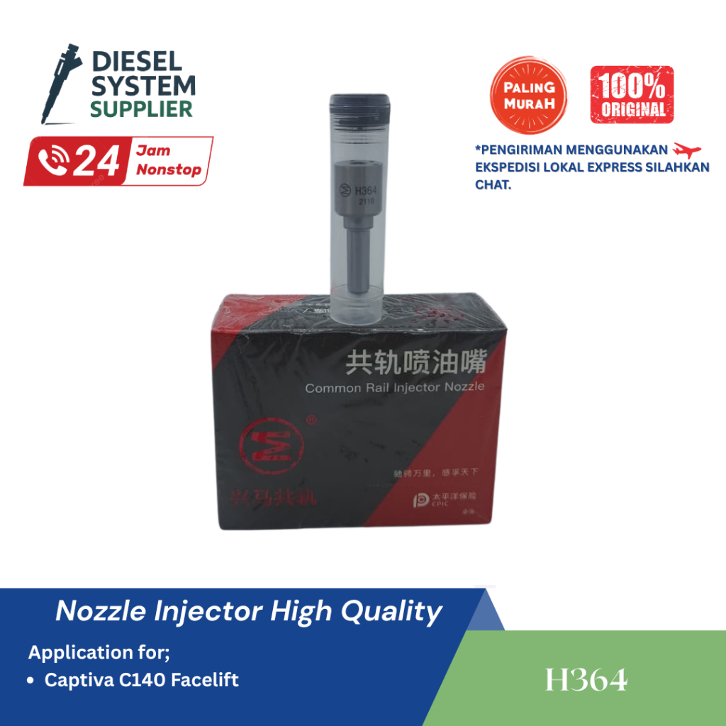 Premium Quality Nozzle Injector H364 Nozzle Injector Captiva Facelift C140