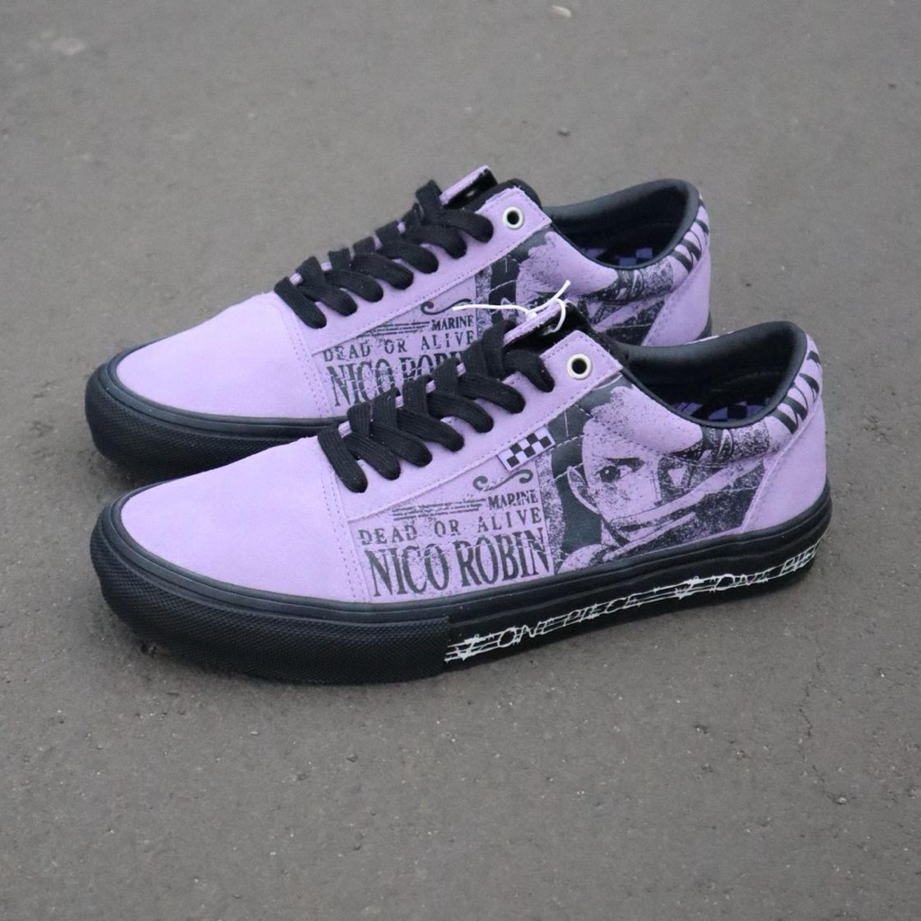 Vans skate old skool x one piece nico robin (Resmi PT NAVYA)