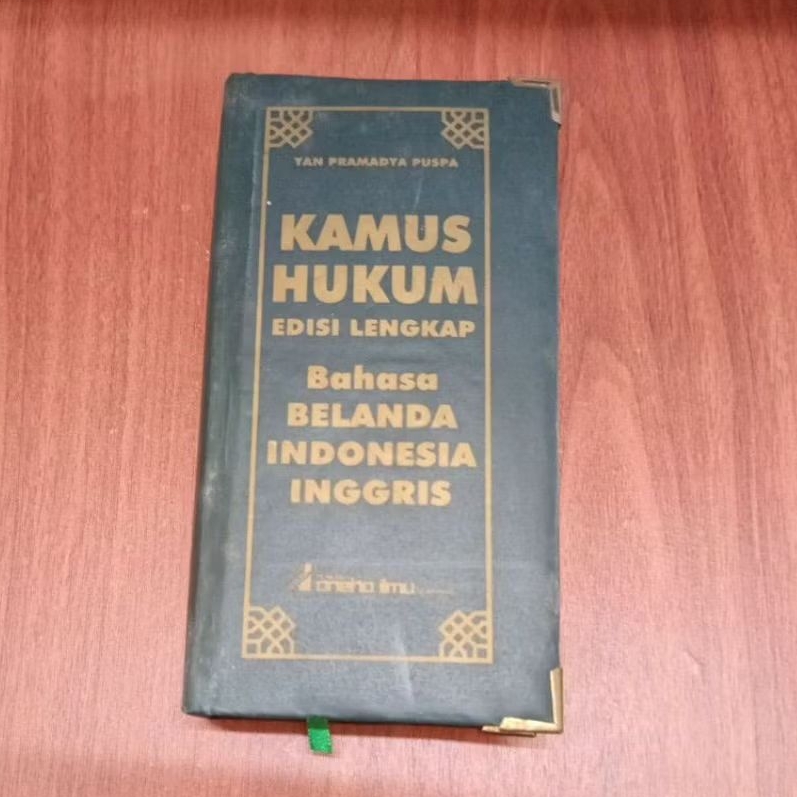 KAMUS KAMUS HUKUM EDISI LENGKAP BAHASA BELANDA INDONESIA INGGRIS OLEH YAN PRAMADYA PUSPA