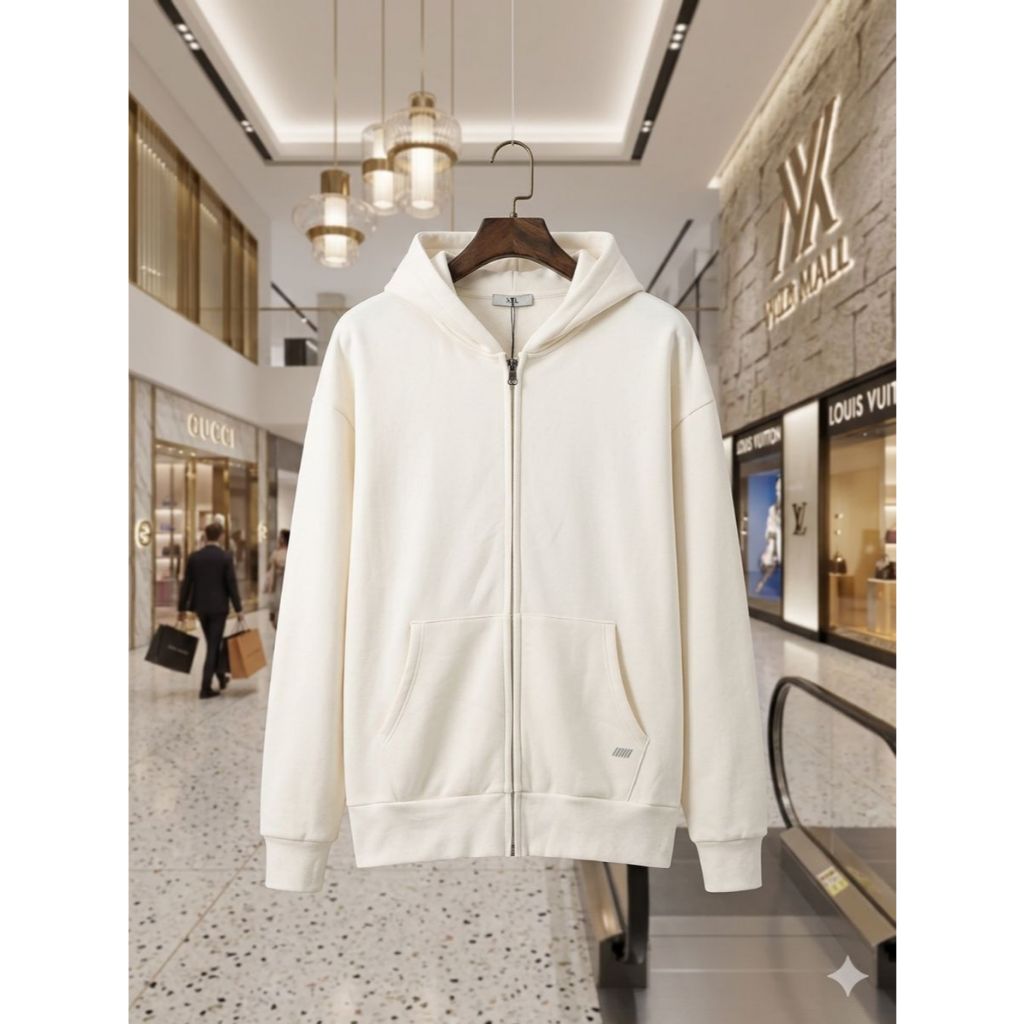 STL - JAKET HOODIE FULLZIP POLOS FLEECE WANITA