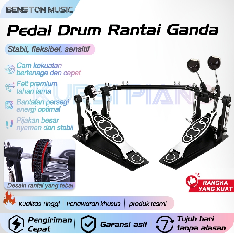 Benston Music - Pedal drum ganda/aksesori pedal drum/aksesori drum/pedal drum universal