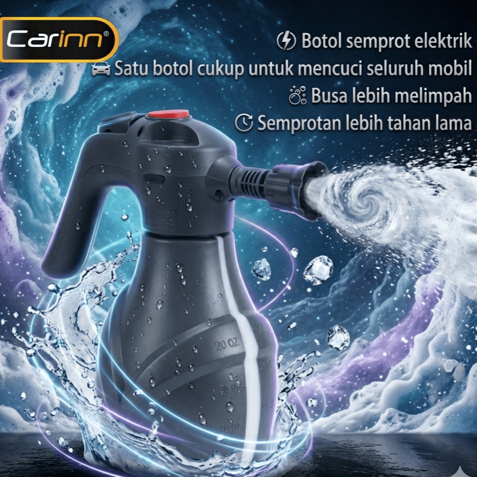 Carinn Semprotan Salju Elektrik Sprayer Alat Cuci Motor Mobil 2L