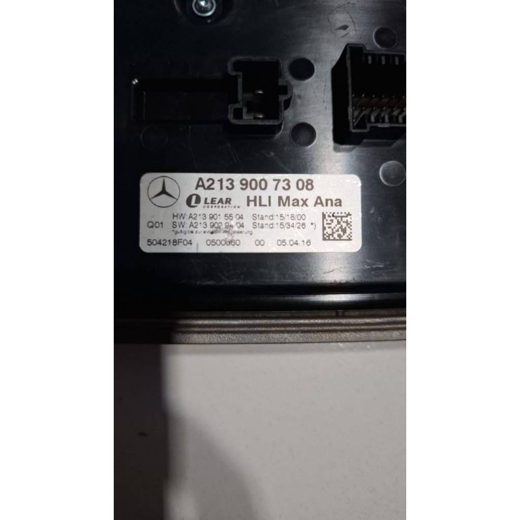 Mercedes Benz Headlamp module W213