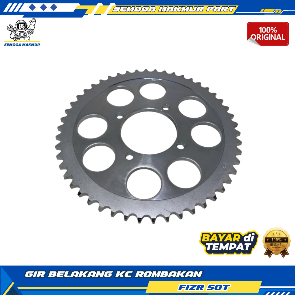GIR GEAR BELAKANG 50T FIZR JUPITER Z VEGA R NEW CRYPTON ROMBAKAN
