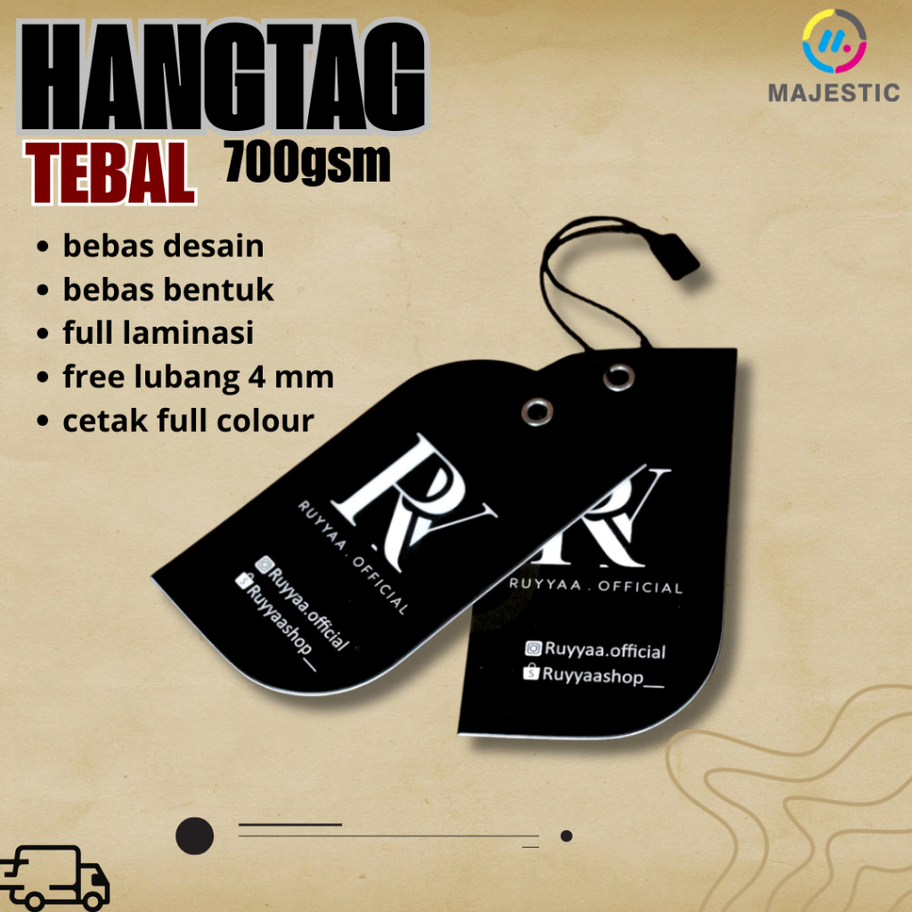 hang tag hangtag custom hangtag tebal 700 gsm