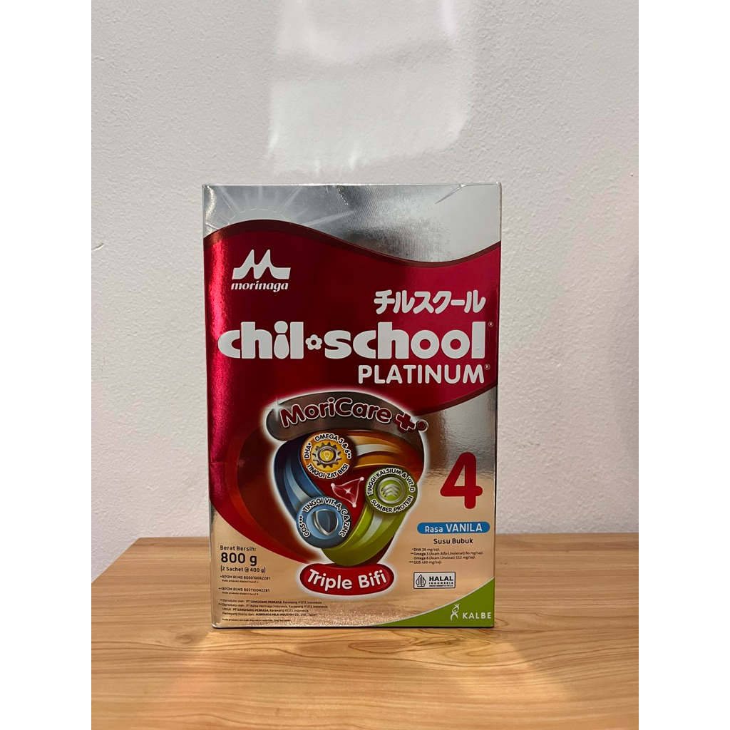 PROMO MORINAGA CHIL SCHOOL PLATINUM 4 VANILA 800gr