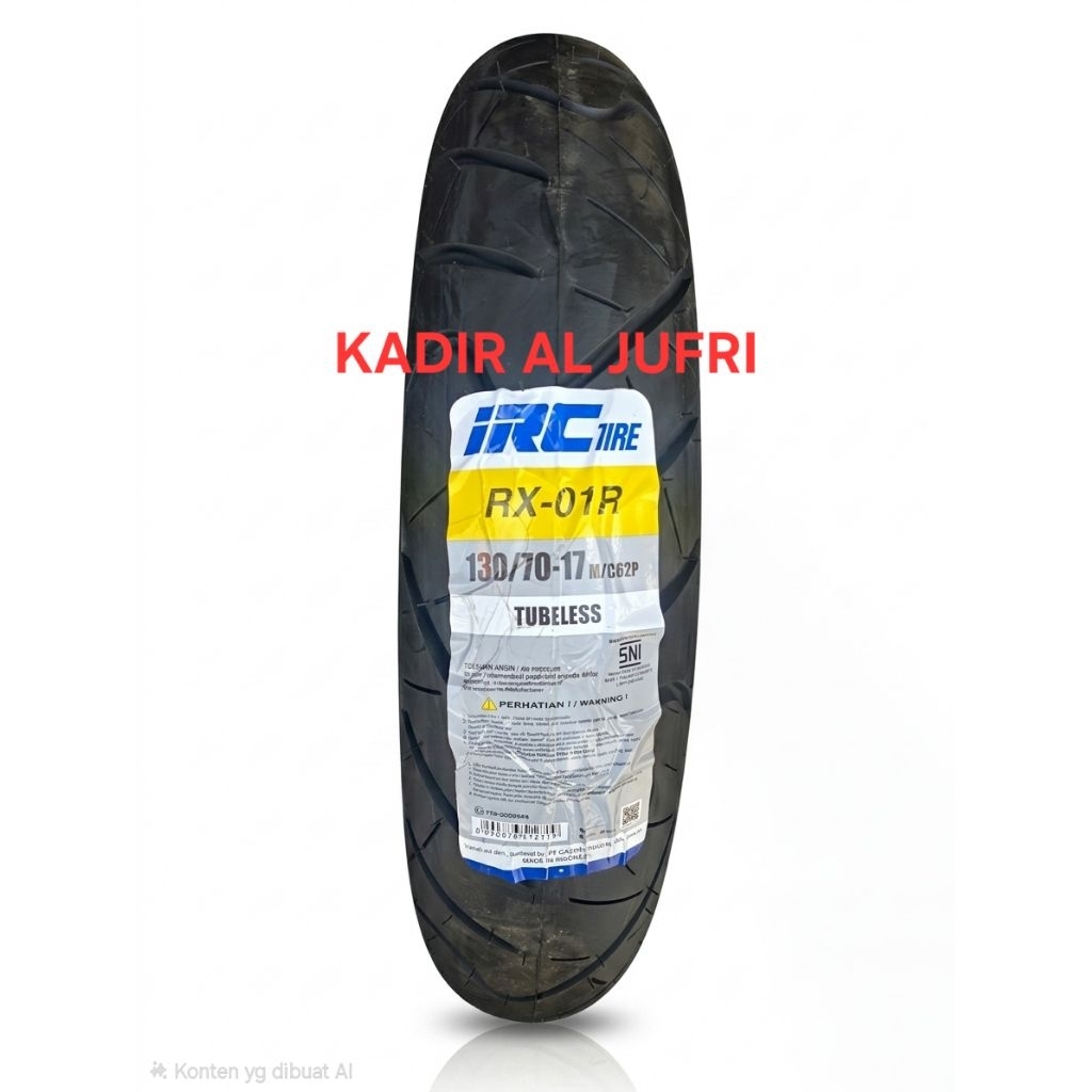 IRC 130/70-17 RX 01R TUBLESS