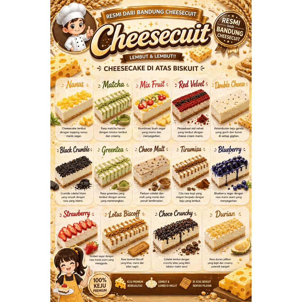(JASTIP) BANDUNG CHEESECUIT