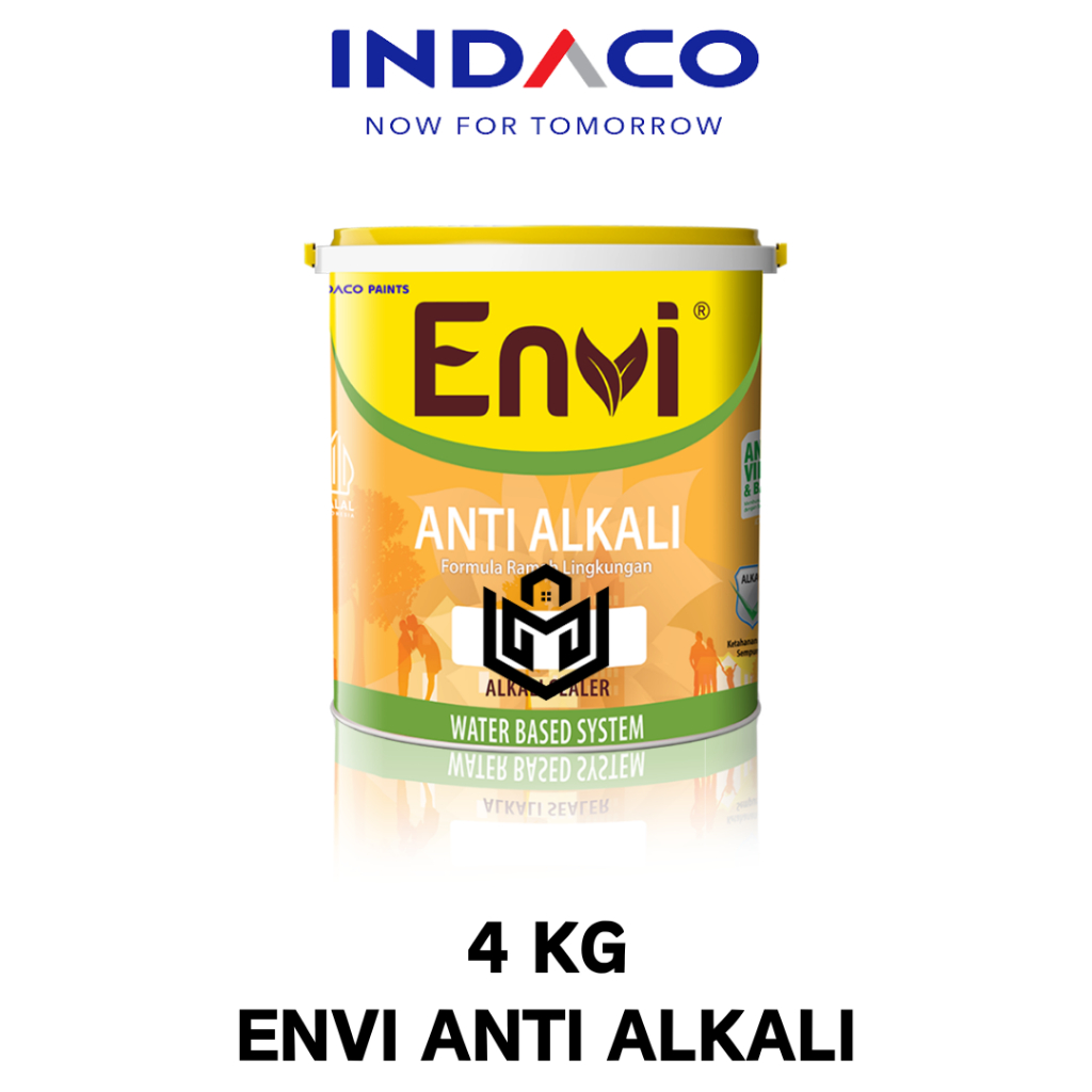 Cat Dasar Envi Anti Alkali Kemasan 4Kg / INDACO