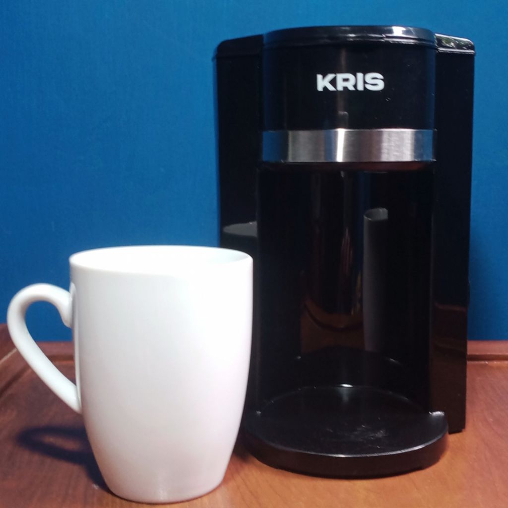 KRIS Coffee Maker Listrik 125 ml 350 watt # preloved bekas second pl used ex like new ace azko hardw