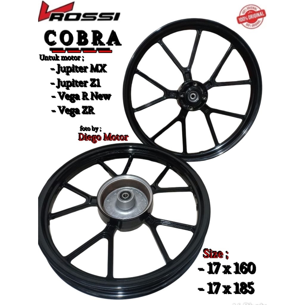 Velg Racing Vrossi Yamaha Mx Old, Jupiter Z New , Jupiter Z1, Velg R New, Vega ZR, Vega Force Sepasa