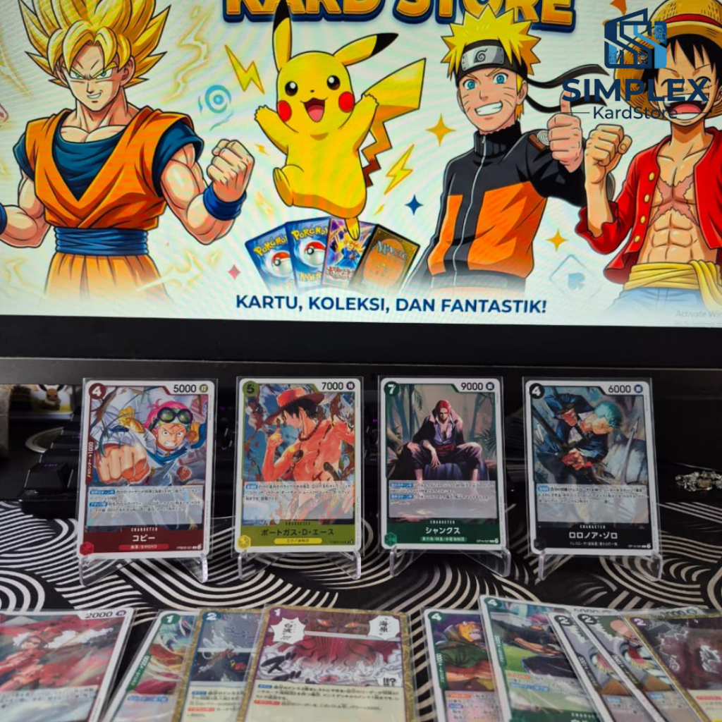 Kartu One Piece R Parallel Foil TCG One Piece Japan