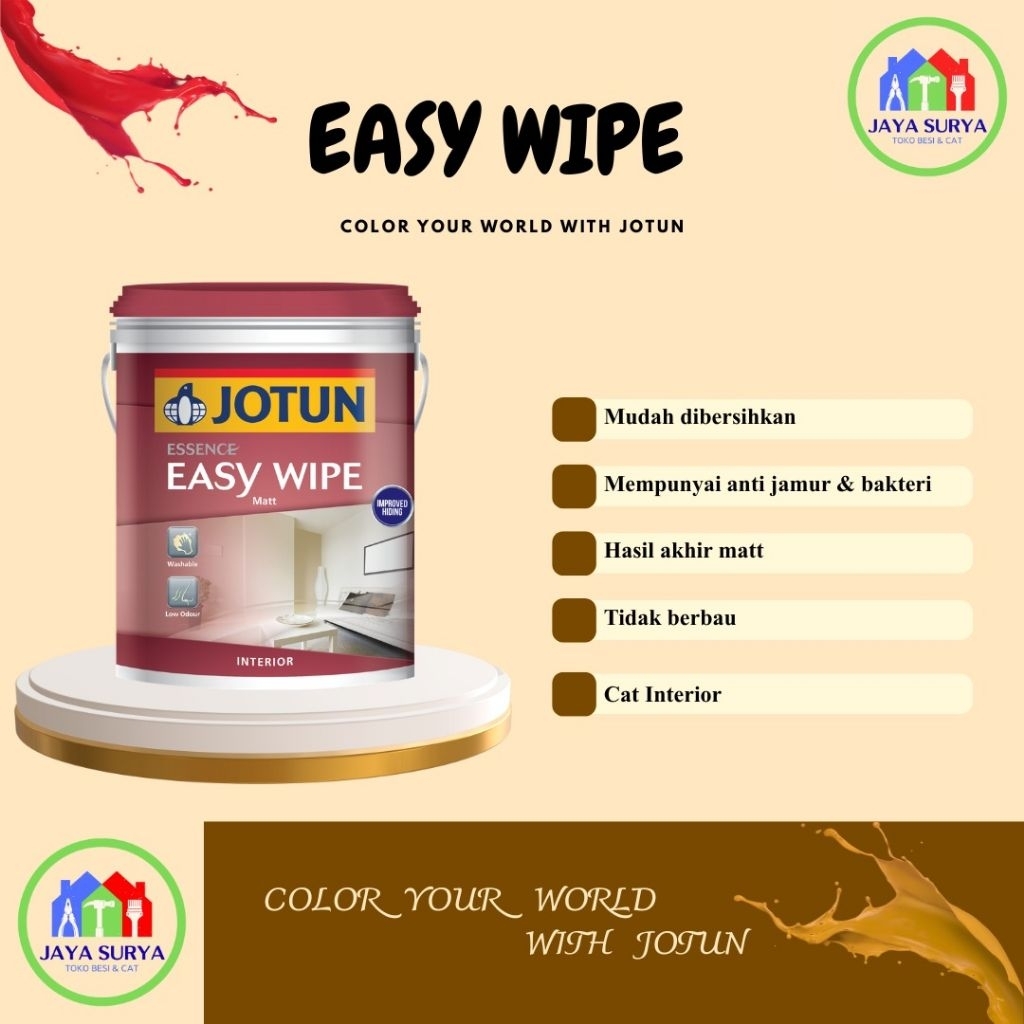 Jotun Easy Wipe 25Kg dan 5Kg