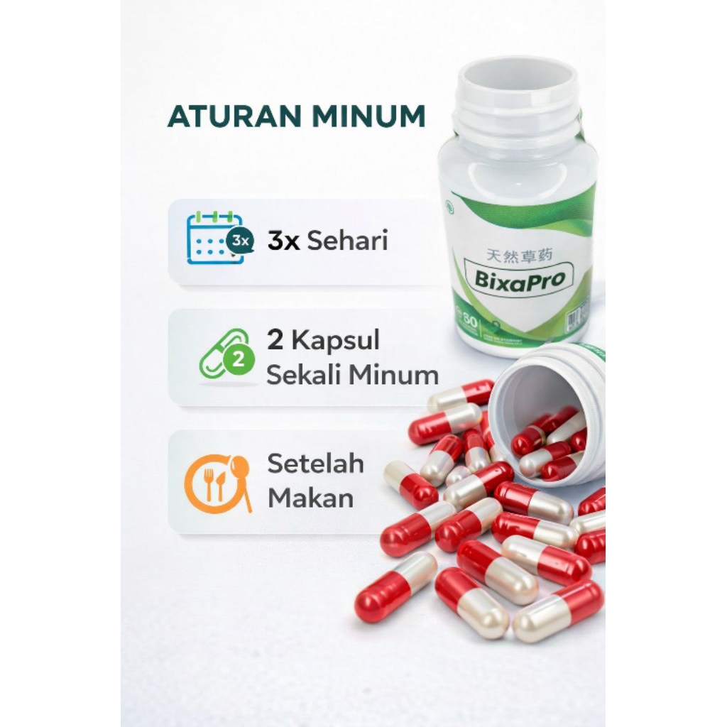 BixaPro,obat strok herbal modern isi 60 kapsul