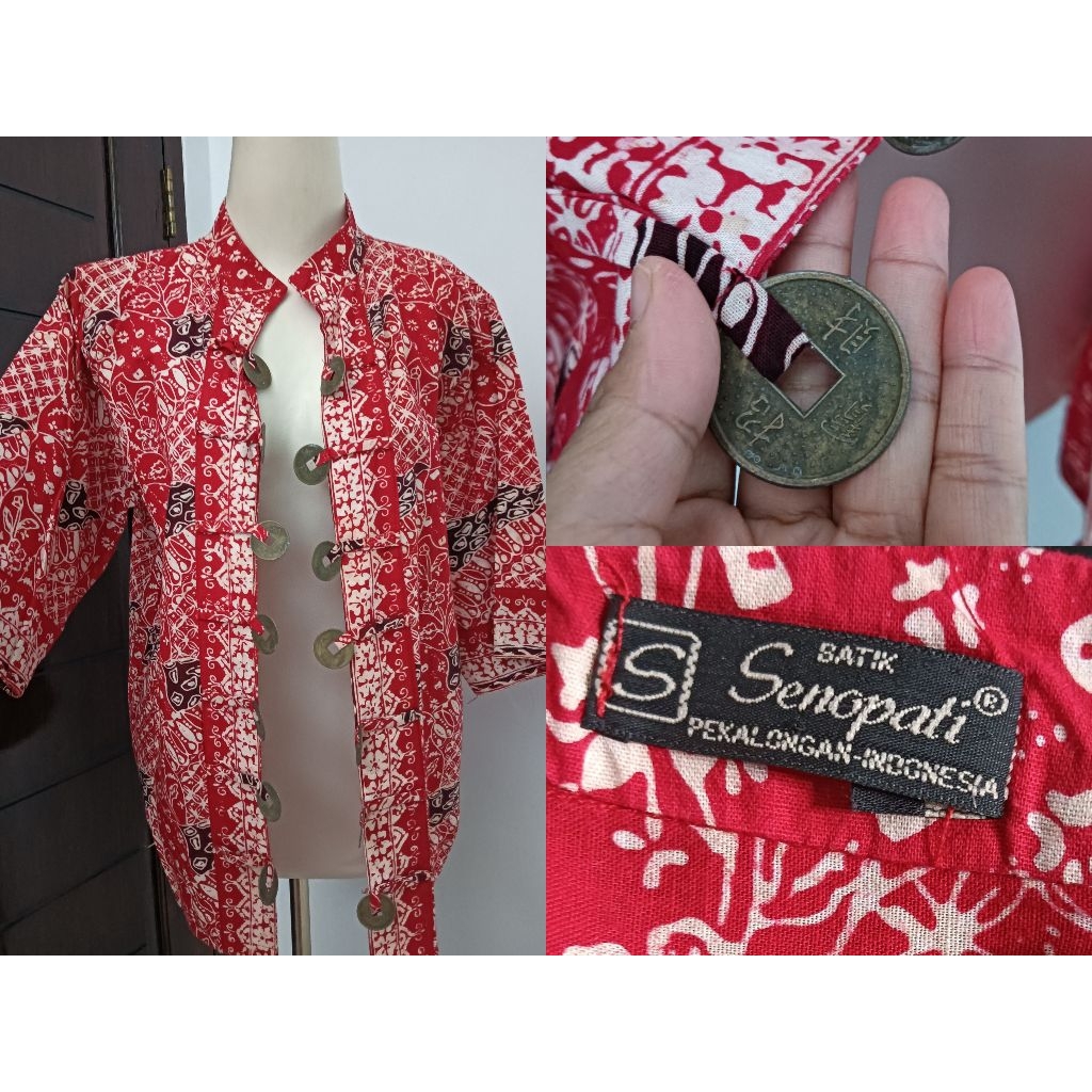 preloved blazer outer batik wanita