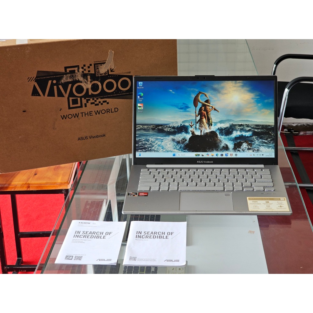 ASUS VIVOBOOK GO 14 E1404FA AMD Ryzen 5 7520U Ram 8 GB SSD 512 GB AMD Radeon Graphic Slim Ringan dan