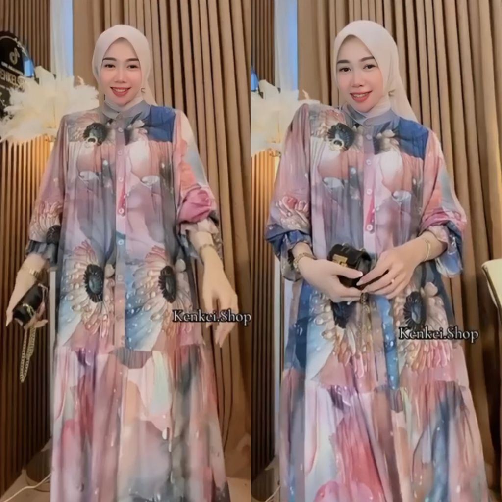 GAMIS GNL/GAMIS LENGAN POCONG/GAMIS MOTIF ETNIK/GAMIS BUNGA CERAH/GAMIS RAYON PREMIUM/GAMIS REMPEL D