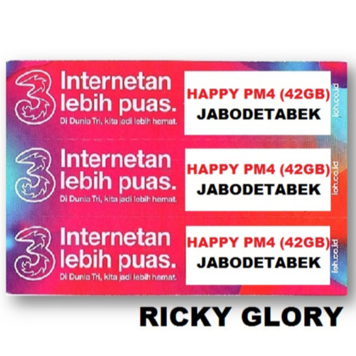 VOUCHER TRI HAPPY VPM4 42GB JABODETABEK