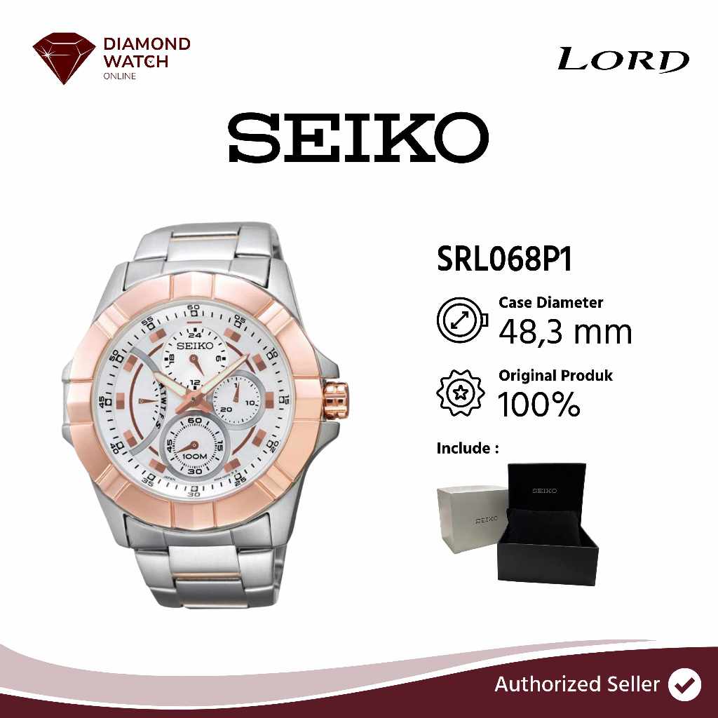 Jam Tangan Pria Seiko Lord Retrograde SRL068P1