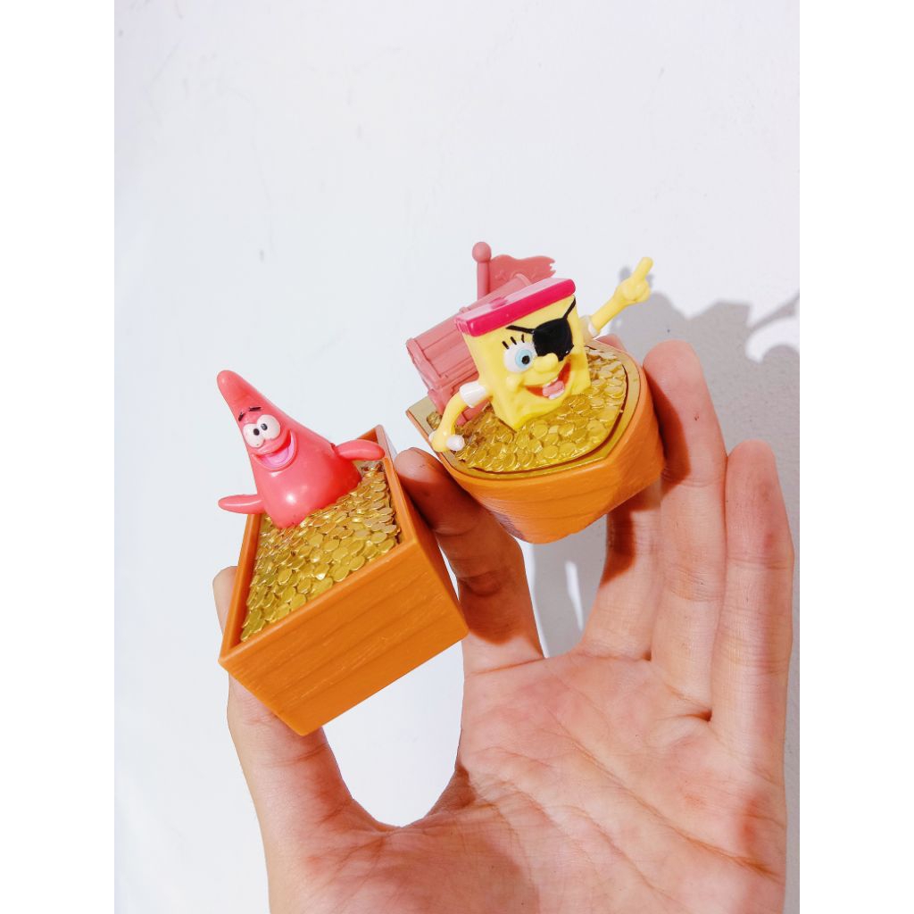 Mainan Figure Spongebob dan Patrick