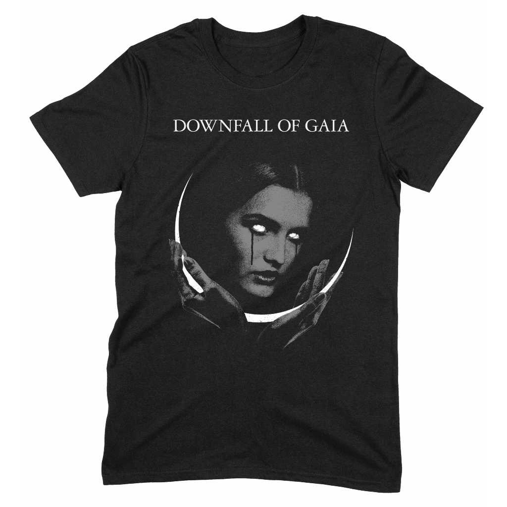 Kaos band downfall of gaia dark metal katun kombed 24s