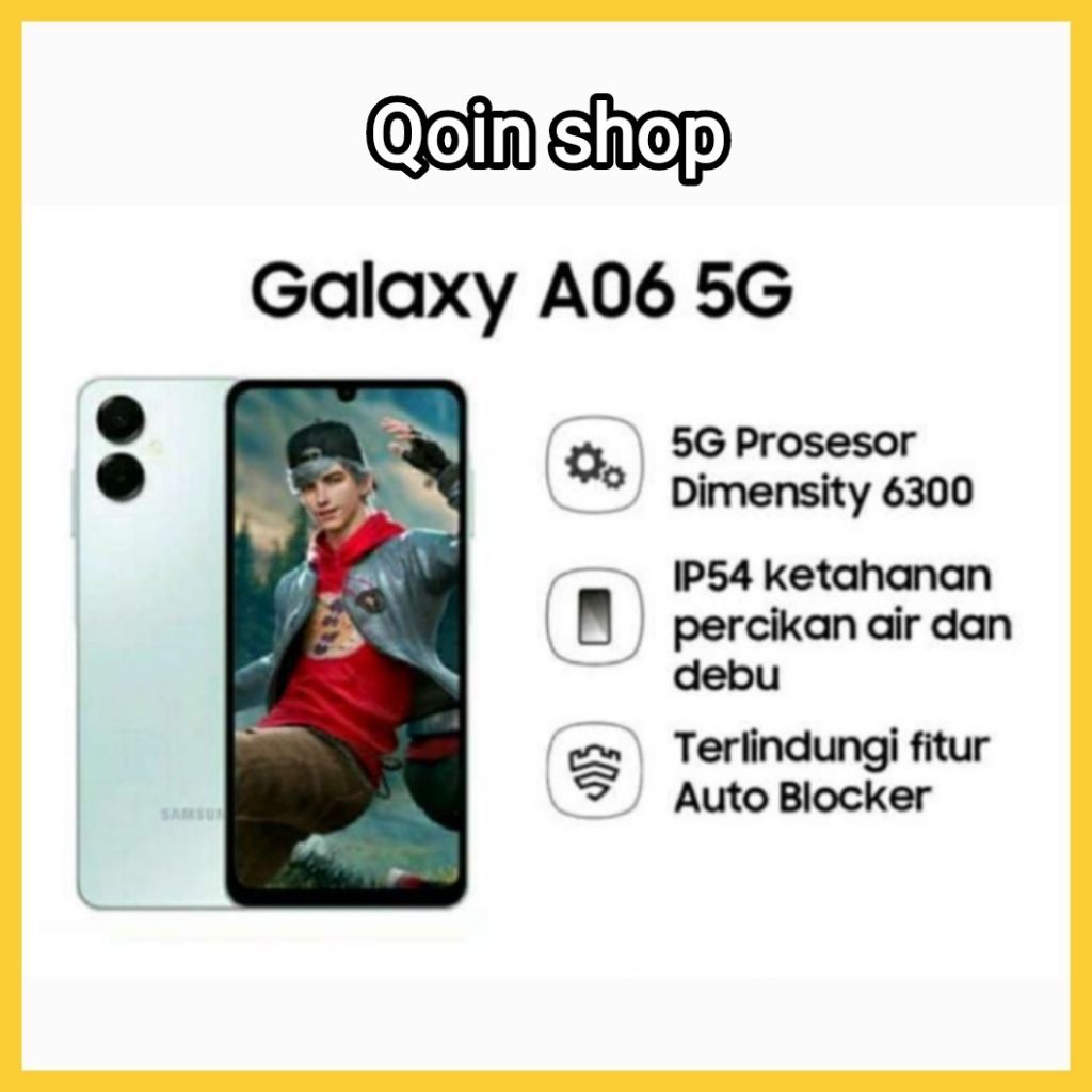 Samsung Galaxy A06 5G 6/128GB Garansi Resmi