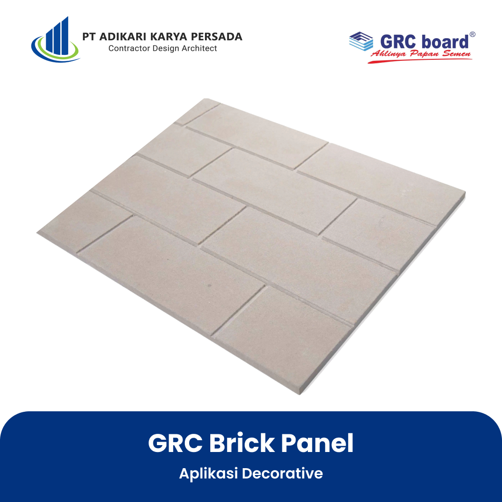 GRC Decopanel Brick GRC Board Papan Semen