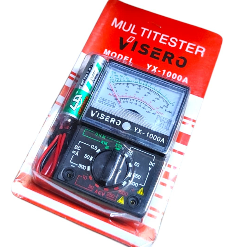 Multimeter Analog Model YX 1000A kecil avometer multitester ups