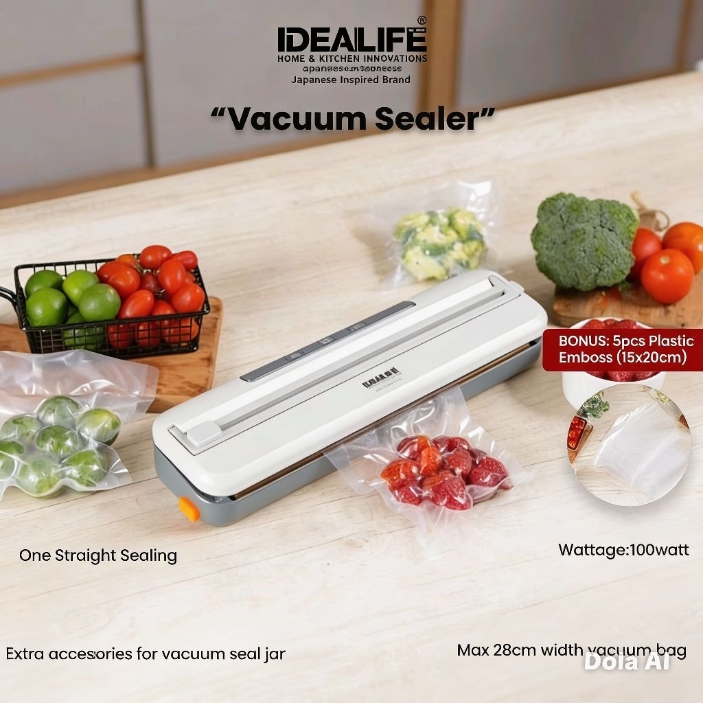 Idealife Vacum Sealer / Food Vacum VS-1001
