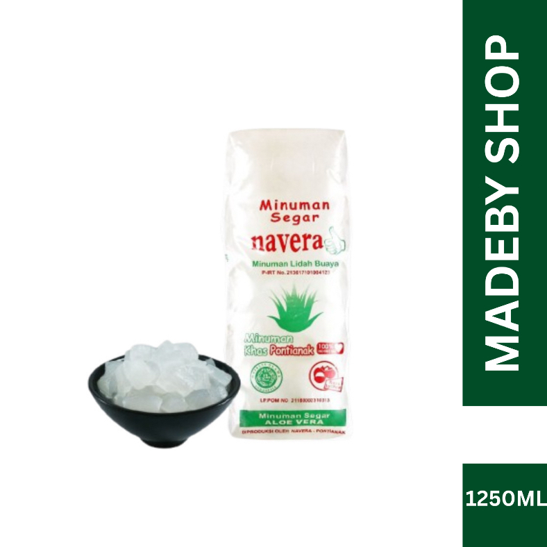 Minuman Lidah Buaya Rasa Leci Navera Minuman Khas Pontianak 1250Ml Isi 5 Pcs x 250Ml