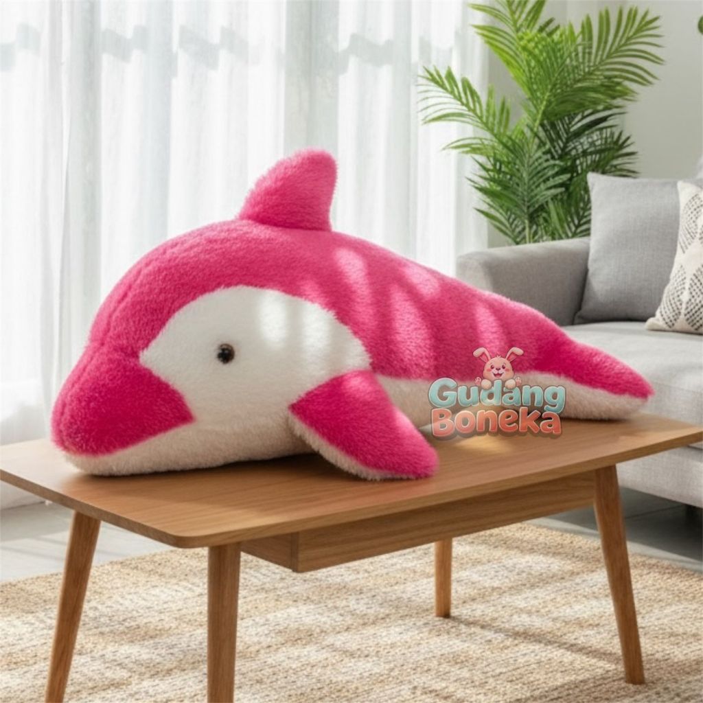 Boneka Lumba Lumba Jumbo - Boneka Dolphin Jumbo - Boneka Hewan jumbo