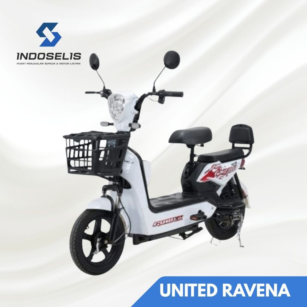 SEPEDA LISTRIK RUBICK RAVENA GENIO RAVENA 350 WATT | GARANSI RESMI