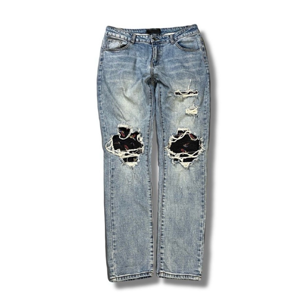 AMIRI Inspired Distressed Denim,Amiri Ripped Jeans