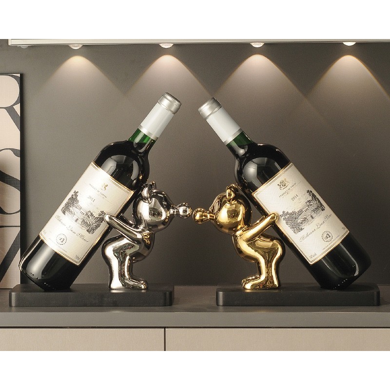 Rak Botol Minuman Rak Wine Tempat Botol Wine Unik Rak Display Wine Rack Bottle Gevano