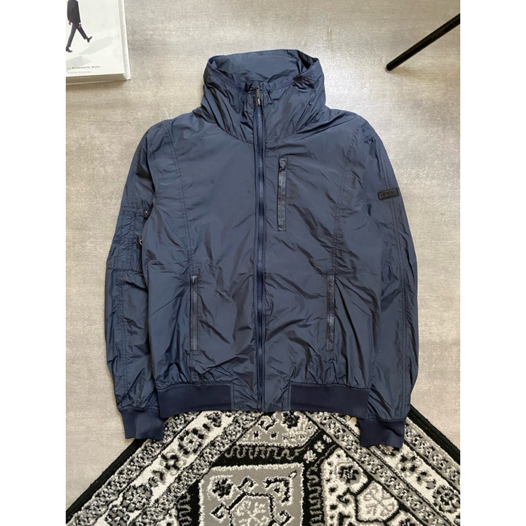 Armani Windbreaker Jacket Navy