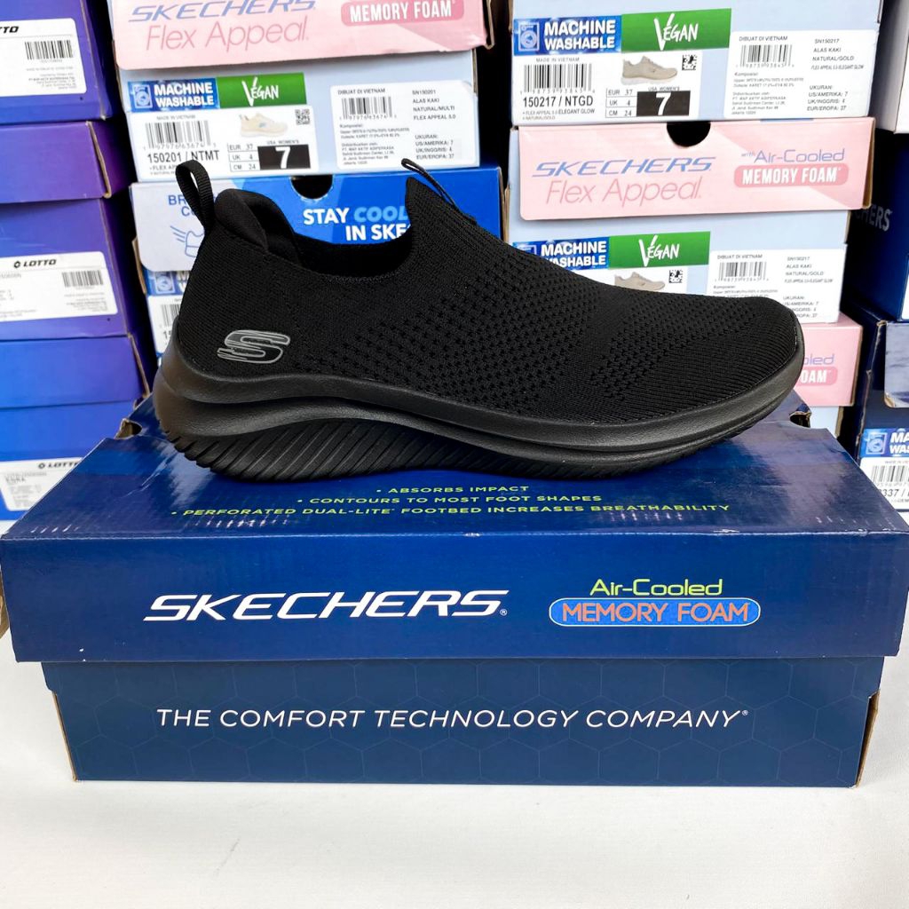 Skechers Men's Ultra Flex 3.0 Demchek 232337/BBK-Black