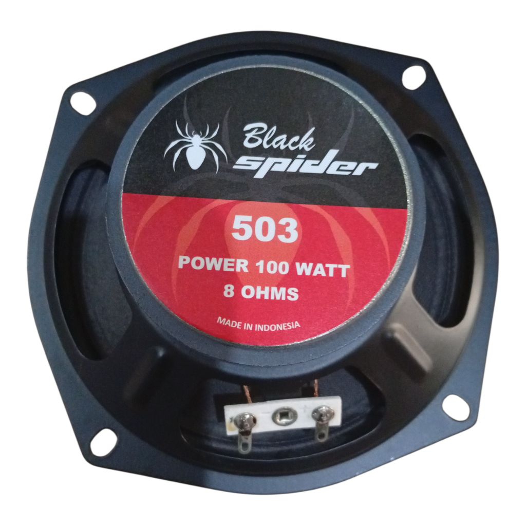 SPEAKER 5 INCH BLACK SPIDER BS 503 100 WATT