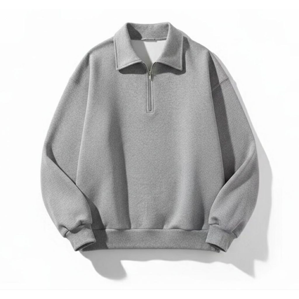 Sweater Crewneck Half Zipper polos