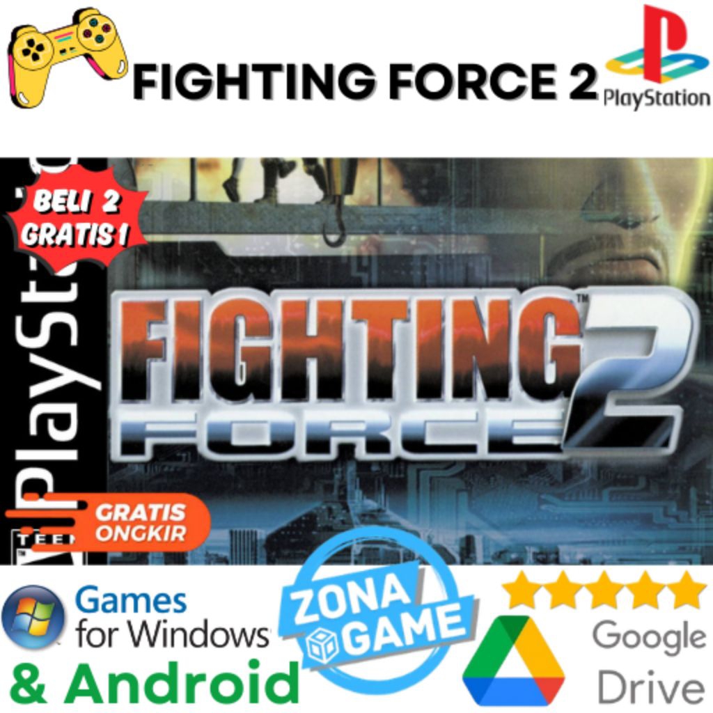 Game PC Fighting Force 2 Emulator PS1 | Bisa di Android / IOS / PC + Emulator | BELI 2 GRATIS 1