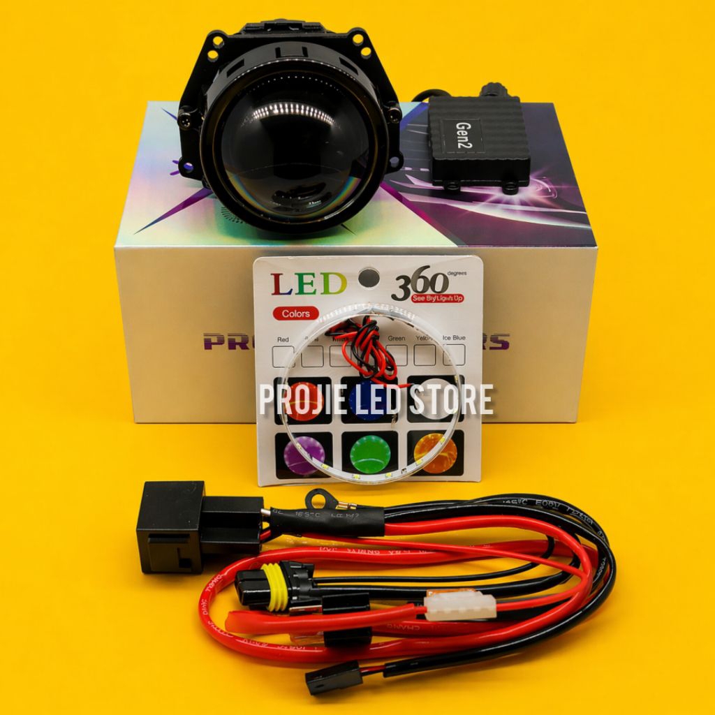 PAKET PROJECTOR BILED 3 INCH P45 GEN 3