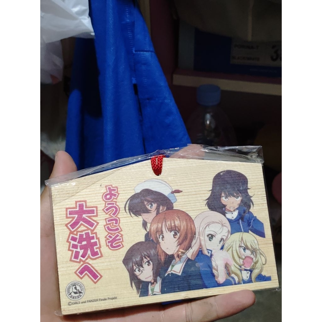 Girls und Panzer merchandise akrilik ganci rubber official