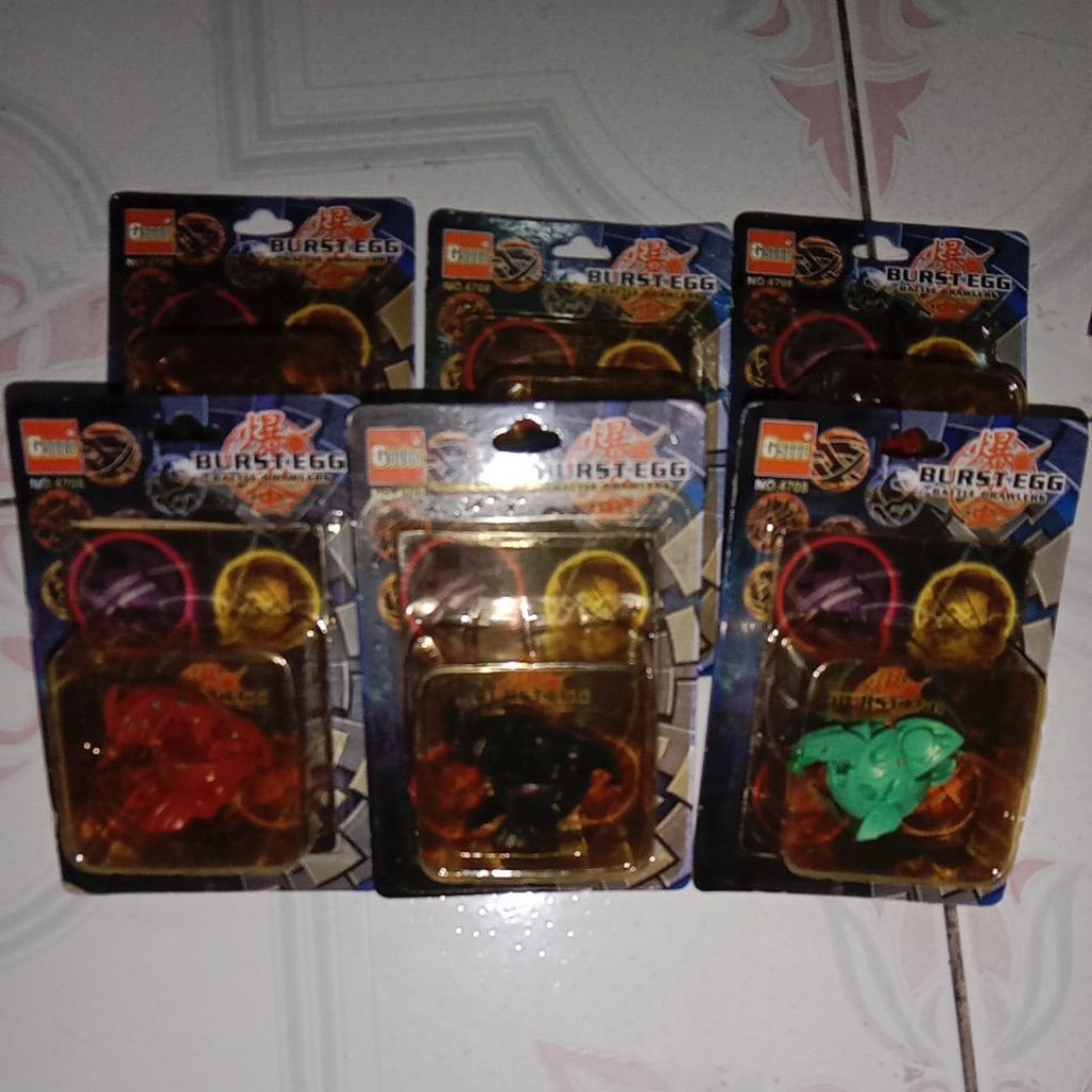 bakugan phoenix hijau dragon merah dragon hitam 1paket 3pc battle brawlers burst egg